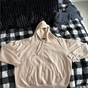 PrettyLittleThing Tan Hooded Sweatshirt